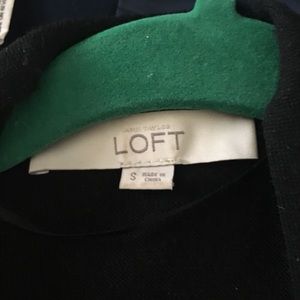 Loft black sweater size S